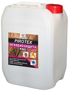 ПИРОТЕКС "PIROTEX" Огнебиозащита  Про (Малиновый индикатор. 1 гр) 5 л